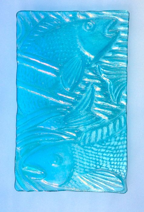 Pisces in Fused Glass at Windy Sea Designs